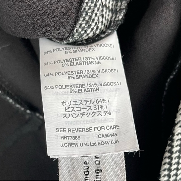 J. CREW PLAZA FIT & FLARE FLOUNCED GLEN PLAID CHECK PREPPY MINI SKIRT - Picture 9 of 10